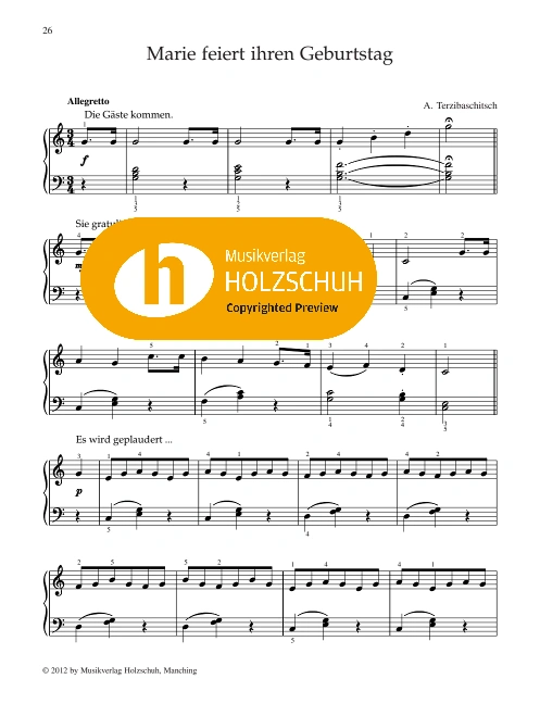 Marie feiert ihren Geburtstag